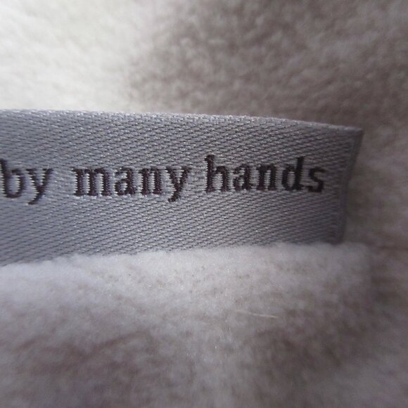 By Many Hands Brecken Beanie Fleece Lined Nepal Wool Hat w/ Pom Pom Tan NWT - Picture 7 of 13